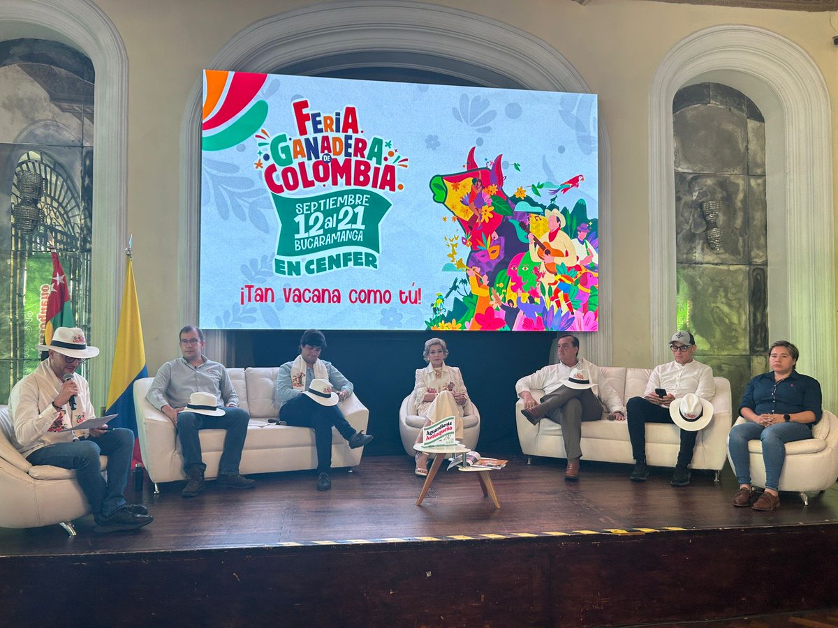 🐮#AEstaHora | Del 12 al 21 de septiembre se realiza la versión 75 de la feria ganadera en Cenfer. Se esperan más de 65 mil visitantes esos días en #Bucaramanga.