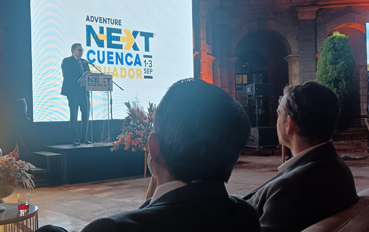 Gobernación del Azuay (@goberazuay) on Twitter photo 👉🏽 Inauguración de ATTA AdventureNEXT 2025.
Junto al Ministro de <a href="/TurismoEc/">Viceministerio de Turismo Ecuador 🇪🇨</a>, Mateo Estrella, participamos en un evento internacional que posiciona a #Cuenca como epicentro de innovación turística y permite conectar con operadores, destinos y medios globales.
#ElNuevoEcuador 🇪🇨 👉🏽 Inauguración de ATTA AdventureNEXT 2025.
Junto al Ministro de <a href="/TurismoEc/">Viceministerio de Turismo Ecuador 🇪🇨</a>, Mateo Estrella, participamos en un evento internacional que posiciona a #Cuenca como epicentro de innovación turística y permite conectar con operadores, destinos y medios globales.
#ElNuevoEcuador 🇪🇨