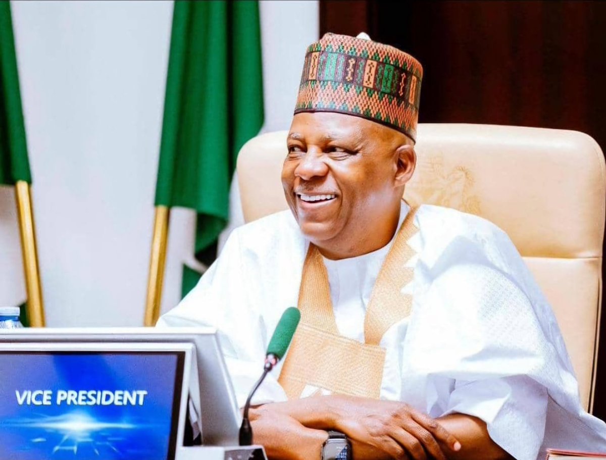 State House Brief (@statehousebrief) on Twitter photo APC FELICITATES VICE PRESIDENT KASHIM SHETTIMA AT 59
Happy 59th birthday to Vice President <a href="/KashimSM/">Kashim Shettima</a>. Your steadfast loyalty and unwavering support for President Bola Ahmed Tinubu, GCFR, have been instrumental to the progress and achievements recorded under the administration’s APC FELICITATES VICE PRESIDENT KASHIM SHETTIMA AT 59
Happy 59th birthday to Vice President <a href="/KashimSM/">Kashim Shettima</a>. Your steadfast loyalty and unwavering support for President Bola Ahmed Tinubu, GCFR, have been instrumental to the progress and achievements recorded under the administration’s