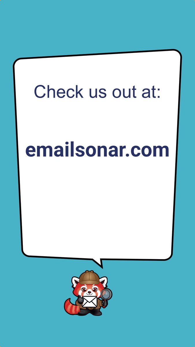 emailSONAR's tweet photo. Phishing scams are outsmarting small businesses—costing millions. 🚨
emailSONAR spots the fake emails that filters miss. 🕵️‍♂️📧
👉 Protect your inbox today. #CyberSecurity #emailSONAR https://t.co/U5syzb3PIf