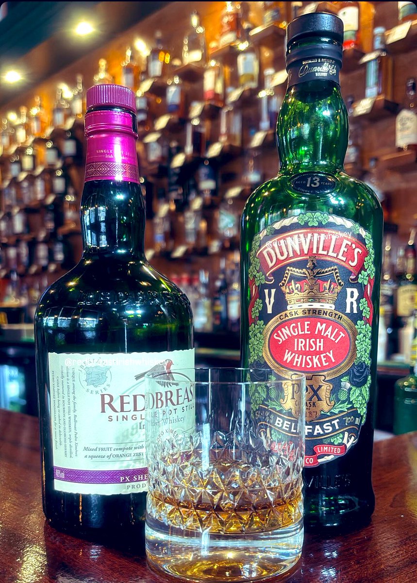 PX with <a href="/RedbreastUS/">Redbreast Whiskey</a> or <a href="/DunvilleWhiskey/">Dunville's Irish Whiskey</a> 💜🥃💜🥃