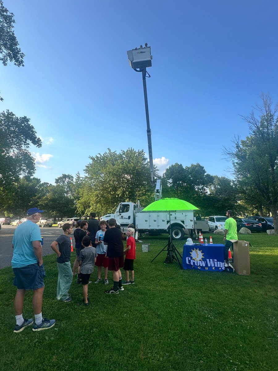 CrowWingPowerCo's tweet image. Our commitment goes beyond providing electricity — we’re dedicated to making a positive impact where we live and work. From supporting local events to giving back through programs like Operation Round Up, we believe a stronger community benefits us all. #ConcernForCommunity