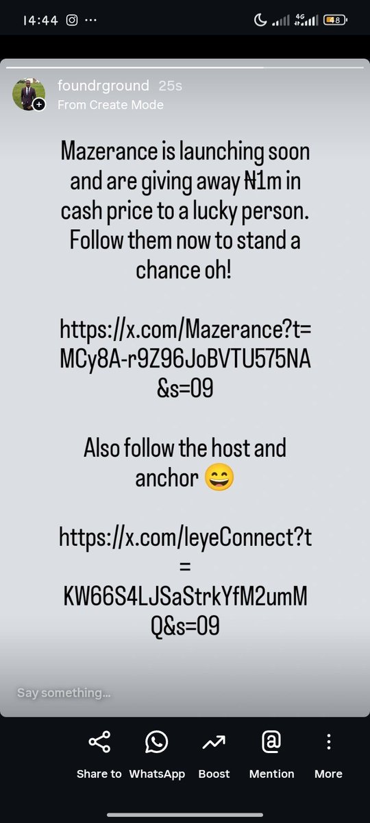 ProsperBetiang's tweet photo. @leyeConnect @Mazerance I've blasted on all my active socials!...even Pinterest 😄 https://t.co/oHFGPTlipj