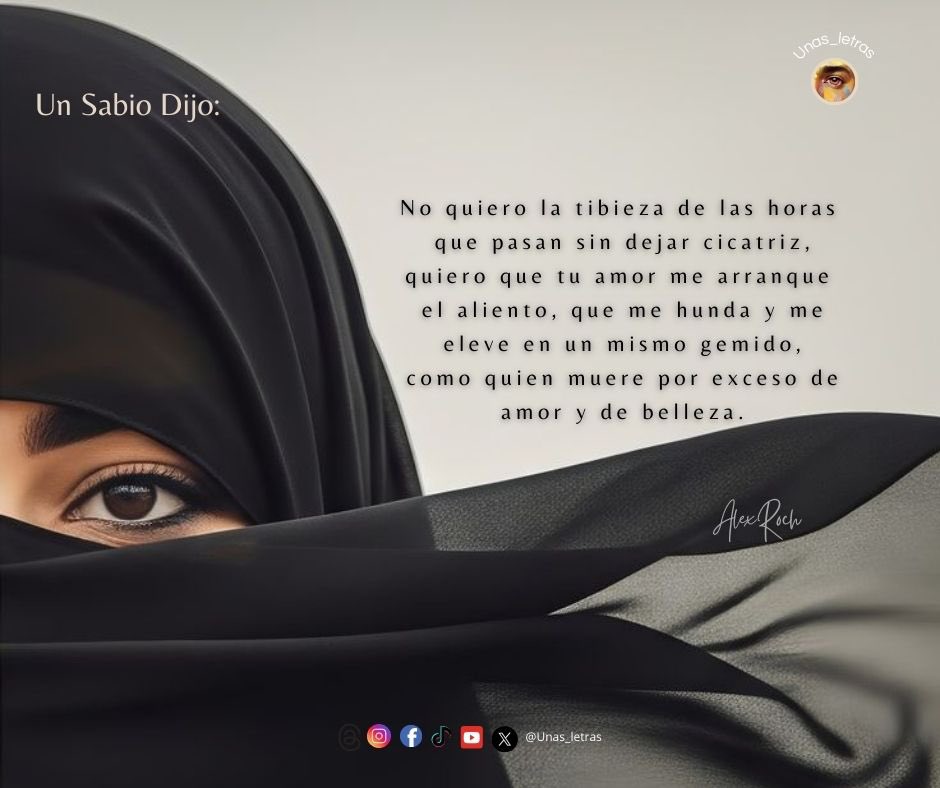 No todo amor se conforma con la suavidad del tiempo; algunos nacen para desgarrar, para herir y sanar al mismo instante, como un relámpago que deja cicatriz en el alma.

            AlexRoch / Foto: Pinterest