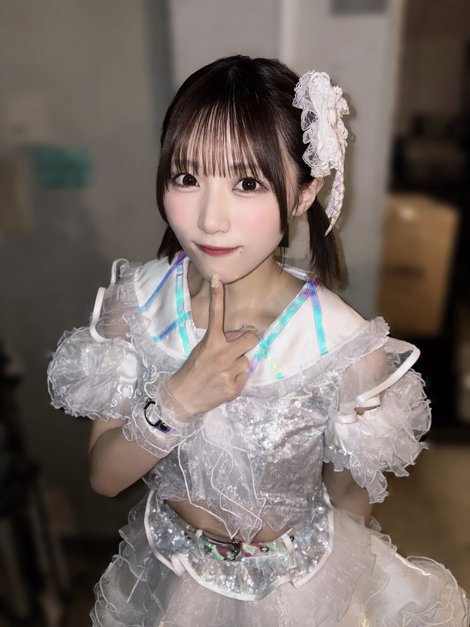 おんぷ♡ FACE OPEN COLLAR CROPPED SHIRT – calif（カリフ）公式サイト