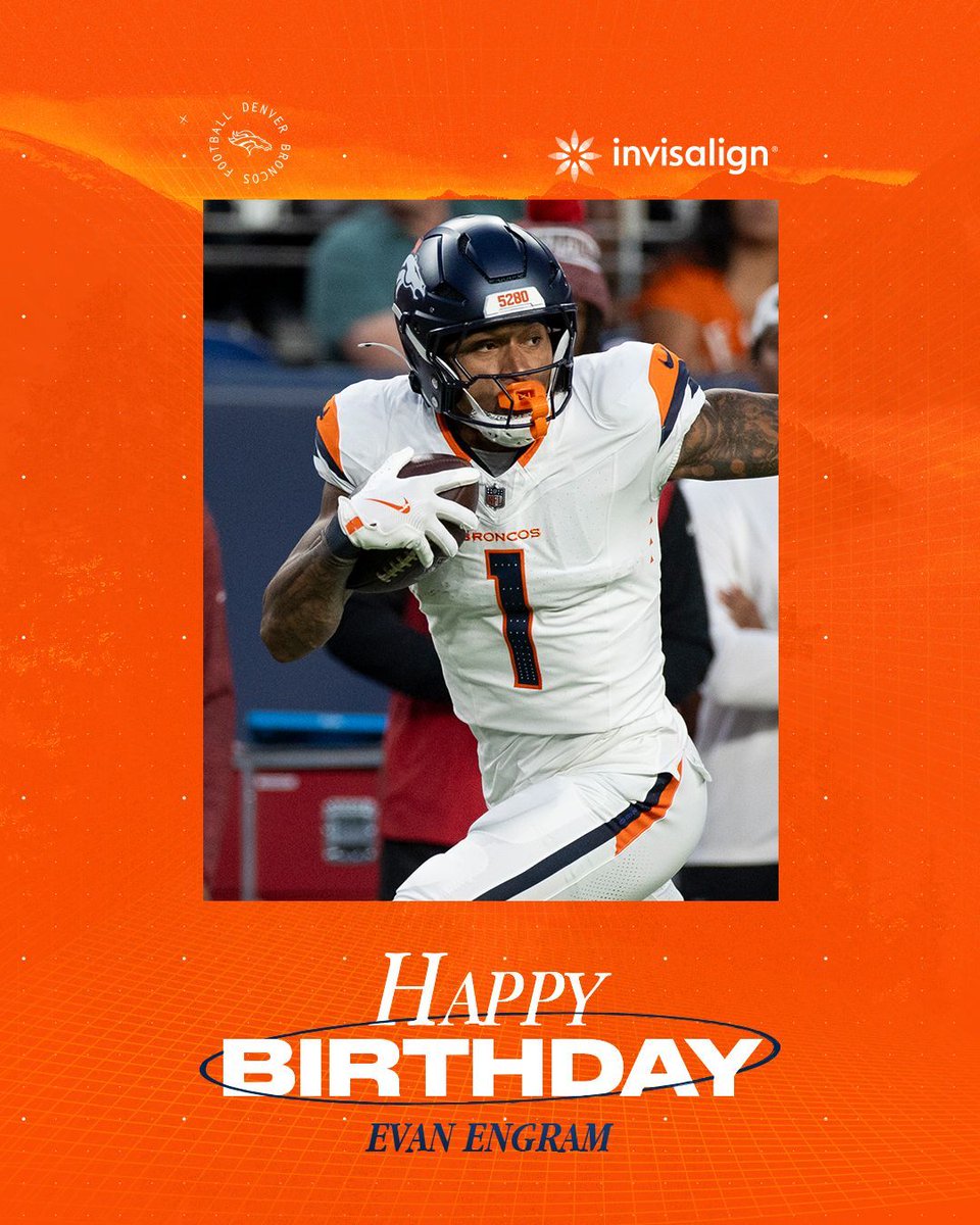 Broncos's tweet photo. RT to help us wish @eazyengram a happy birthday! 🥳 https://t.co/LLLFDvPiT4