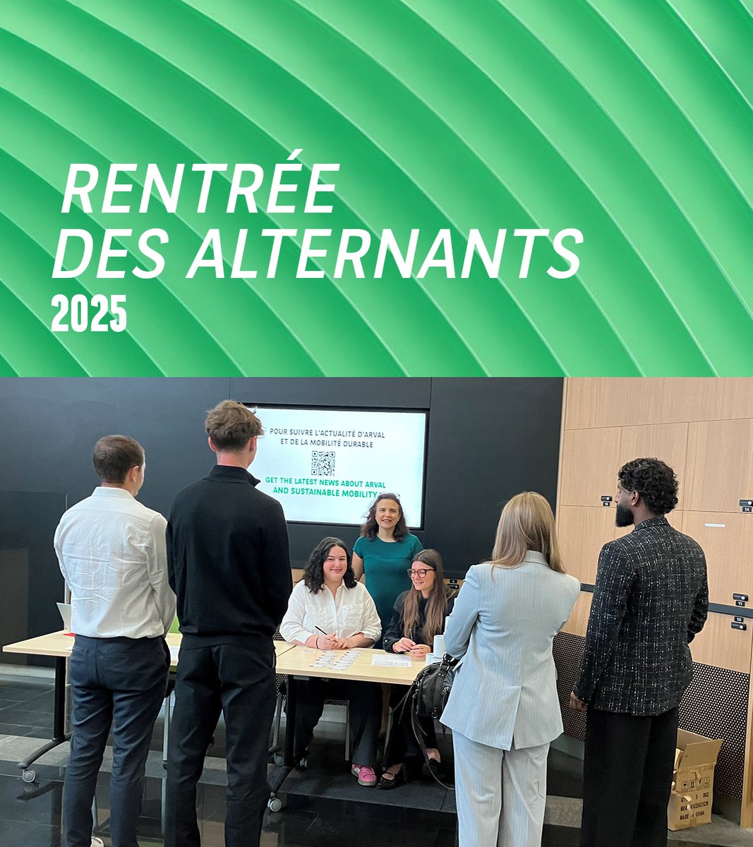 C'est la rentrée des alternants !
Cette année, Arval accueille 141 alternants sur 5 de ses sites en France, avec des profils différents :
70 nouveaux alternants,
15 personnes reconduites pour un ou deux ans
56 alternants déjà en poste
group.bnpparibas/emploi-carriere