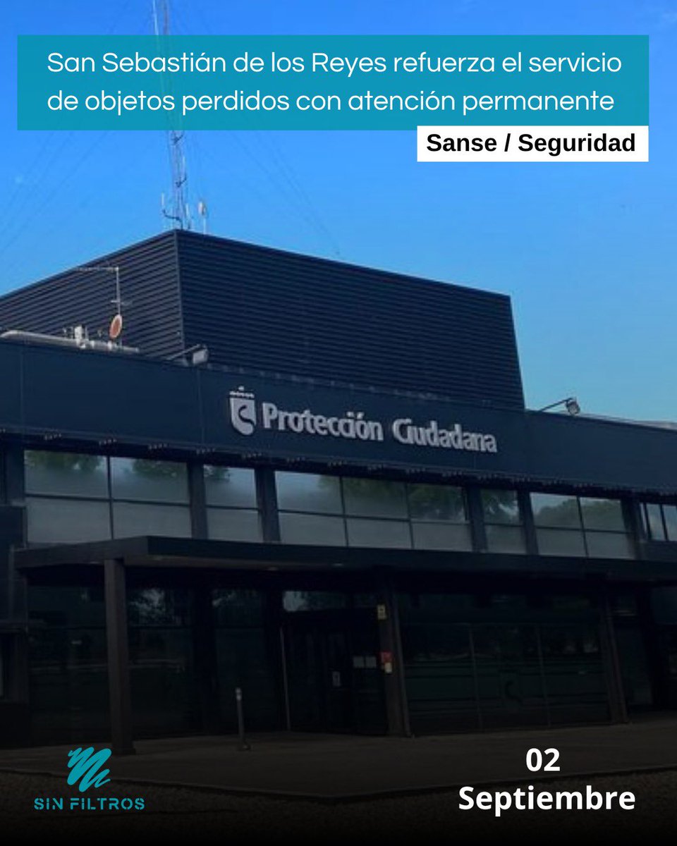 🔷 San Sebastián de los Reyes refuerza el servicio de objetos perdidos con atención permanente

📣 La Policía Local custodia carteras, móviles, llaves y documentos en el Edificio de Protección Ciudadana, abierto 24 horas al día y con teléfono de consulta para los vecinos.

#GOLD