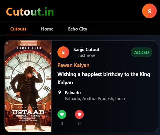 Happy birth day Power star @pawankalyan 
The Deputy CM of AP. 

#HappyBirthdayPawanaKalyan