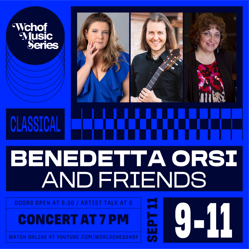 WorldChessHOF's tweet image. 🍁 Mark your calendars for Fall Paper Tree Crafts, Benedetta Orsi &amp;amp; Friends Concert, Scooter Brown at Tilles Park, and more! #worldchesshof #benedettaorsi mailchi.mp/worldchesshof/…