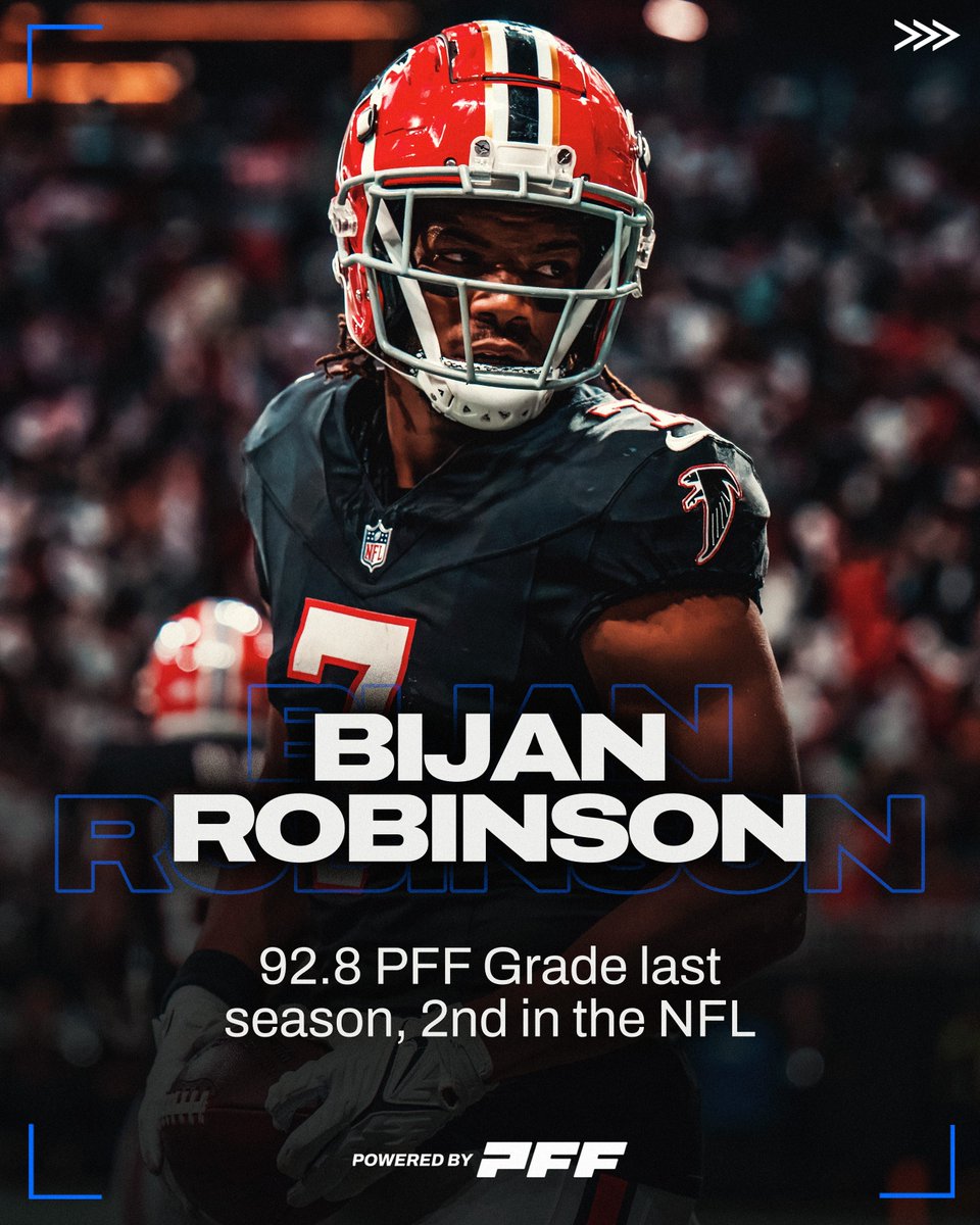 Bijan Robinson is already one of the NFL's best running backs, and he's only 23 📈