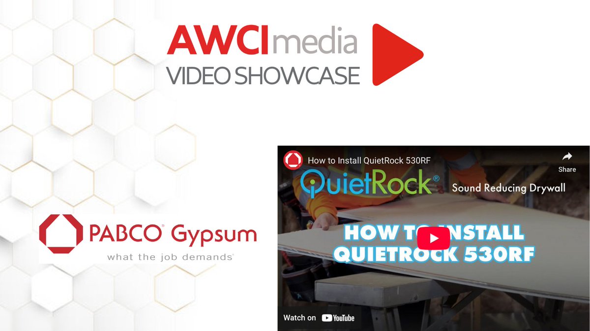 AWCI (@awci_info) on Twitter photo Learn installation techniques for QuietRock 530RF, engineered for construction of high security environments such as SCIF rooms, government offices & data centers.
youtu.be/C-D1en-euys?si…
Find more <a href="/PabcoGypsum/">PABCO Gypsum</a> videos here:
read.nxtbook.com/awci/catalog/v…
#AWCI25 #AWCImedia #sponsored Learn installation techniques for QuietRock 530RF, engineered for construction of high security environments such as SCIF rooms, government offices & data centers.
youtu.be/C-D1en-euys?si…
Find more <a href="/PabcoGypsum/">PABCO Gypsum</a> videos here:
read.nxtbook.com/awci/catalog/v…
#AWCI25 #AWCImedia #sponsored