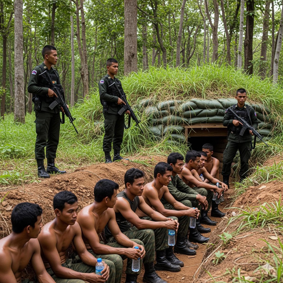 YangSaingKoma's tweet photo. Cambodia demands the immediate release of the soldiers captured by Thailand after the ceasefire agreement. https://t.co/A1a6nA77Ru