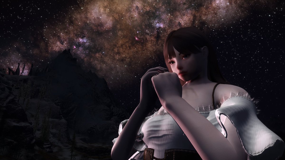 skyrim人生で初めて撮ったけど
プレイ画面とは違って粗が目立つなぁ…
難しい。　#SkyrimSE