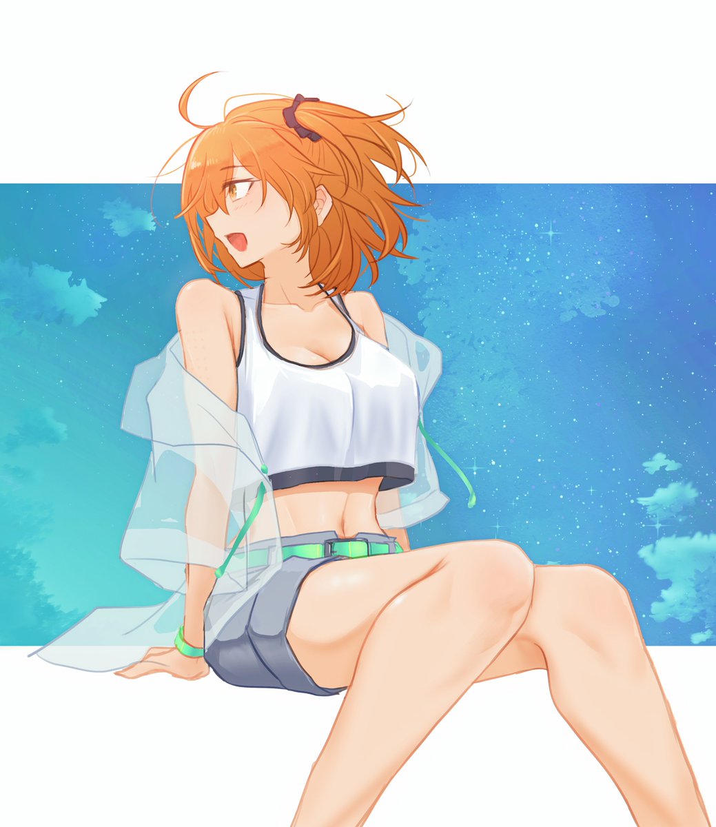 イベントにいっぱいアロハぐだ子が出てて嬉しかった こっちのタンクトップとボーイスカウト服も好きだから来年は頼む 