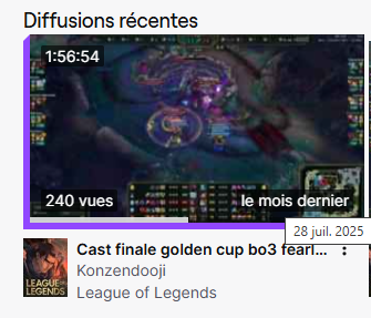 Archi choquant comme le temps passe vite mon dernier stream c'etait y'a plus d'un mois wtff