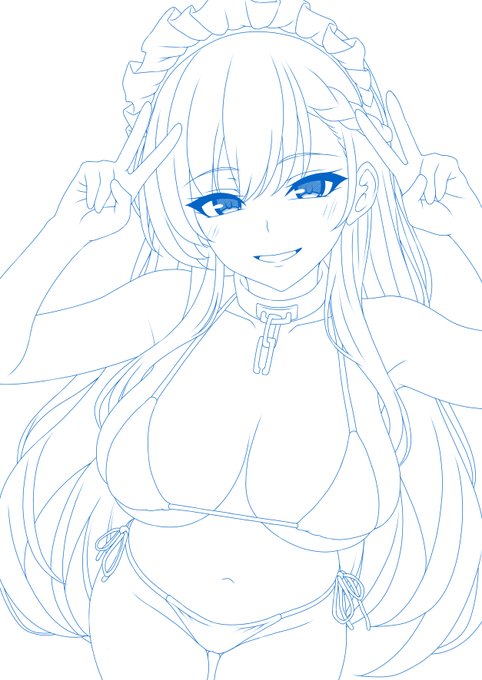 ベルファストの線画