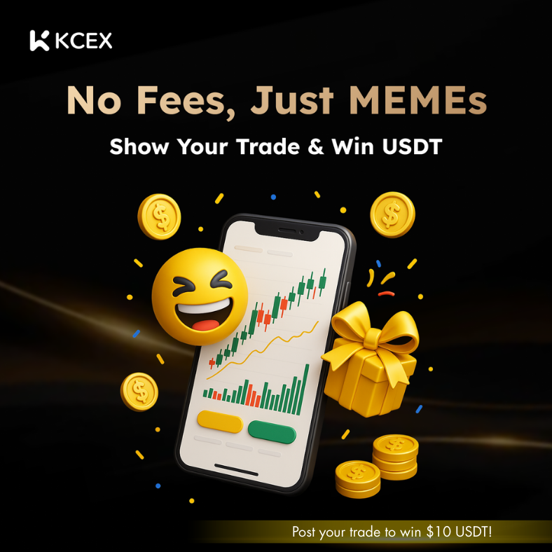 KCEX_Official's tweet photo. 🎉 MEME Trading Giveaway 🎉

Got a MEME trade lately? 📸
👉 Screenshot your latest spot or futures position, tag 1 friend, RT + Like + Follow @KCEX_Official to enter!

On #KCEX:
✅ Zero Fees on Spot Trading
✅ 0 Fees on MEME Futures Pairs

🎁 5 lucky winners will get 10 USDT each!
⏰ Ends: Sep 4, 12:00 PM (UTC)

Trade your favorite MEMEs with #0Fees and win while you trade 🐸🐶😼

#KCEX #ZeroFees #MEME