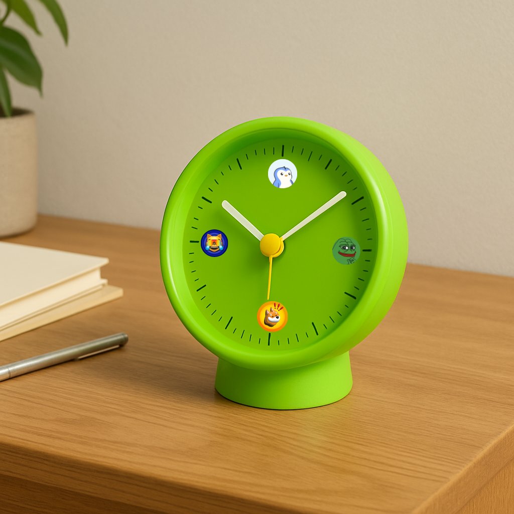 GM 🟩 

Can someone tell us the time?