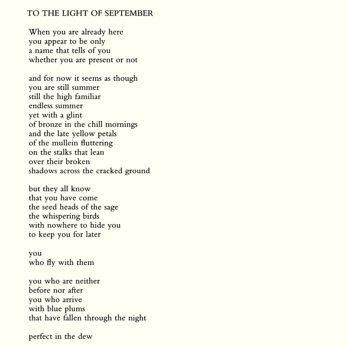 phillipcrymble's tweet image. W. S. Merwin