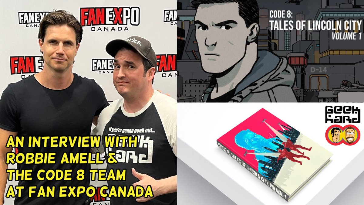 Geek Hard (@geekhard) on Twitter photo Check out Andrew’s latest video from his time at <a href="/FANEXPOCANADA/">FANEXPO Canada</a> 2025, where he talks with <a href="/RobbieAmell/">Robbie Amell</a> and the creative team behind <a href="/Code8Movie/">Code 8 Movie</a> about the upcoming graphic novel, Code 8: Tales of Lincoln City Vol 1.
youtu.be/zb0ZljJnqXw?si… Check out Andrew’s latest video from his time at <a href="/FANEXPOCANADA/">FANEXPO Canada</a> 2025, where he talks with <a href="/RobbieAmell/">Robbie Amell</a> and the creative team behind <a href="/Code8Movie/">Code 8 Movie</a> about the upcoming graphic novel, Code 8: Tales of Lincoln City Vol 1.
youtu.be/zb0ZljJnqXw?si…