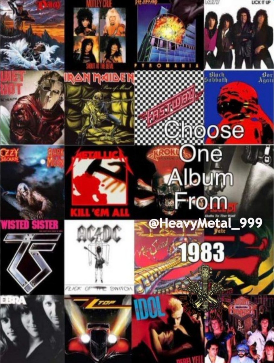 You can only choose one album from 1983!!👇🤔