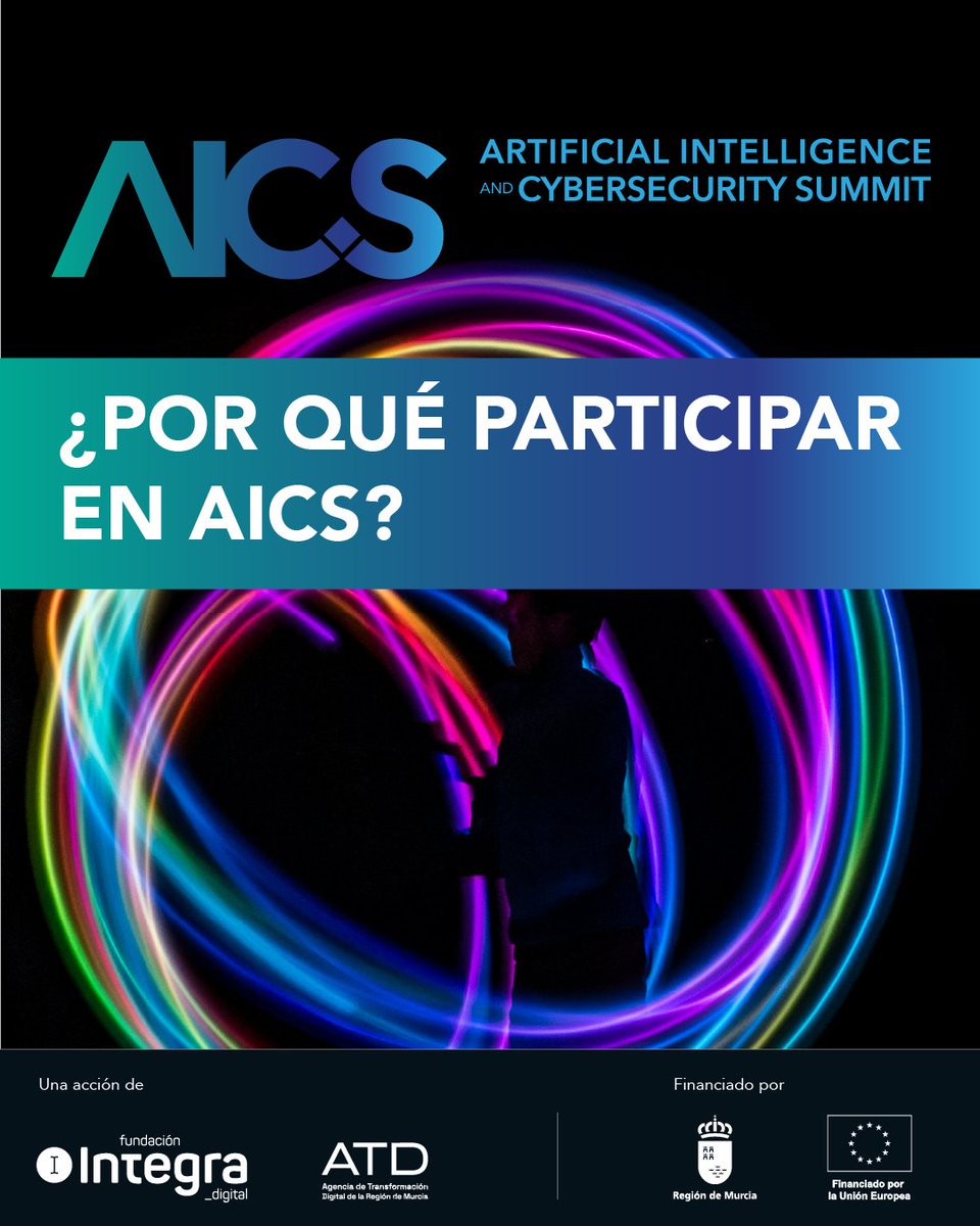 aics_summit's tweet photo. 💡 ¿Por qué participar en AICS?

Porque no es solo un congreso, es una oportunidad real de avanzar, conectar y especializarte.

#AICSRM #CongresoIAyCiberseguridad #NetworkingTech #IA #Ciberseguridad #CapacitaTech #MurciaTech #Innovación #TransformaciónDigital https://t.co/ZK4PJaB5V6
