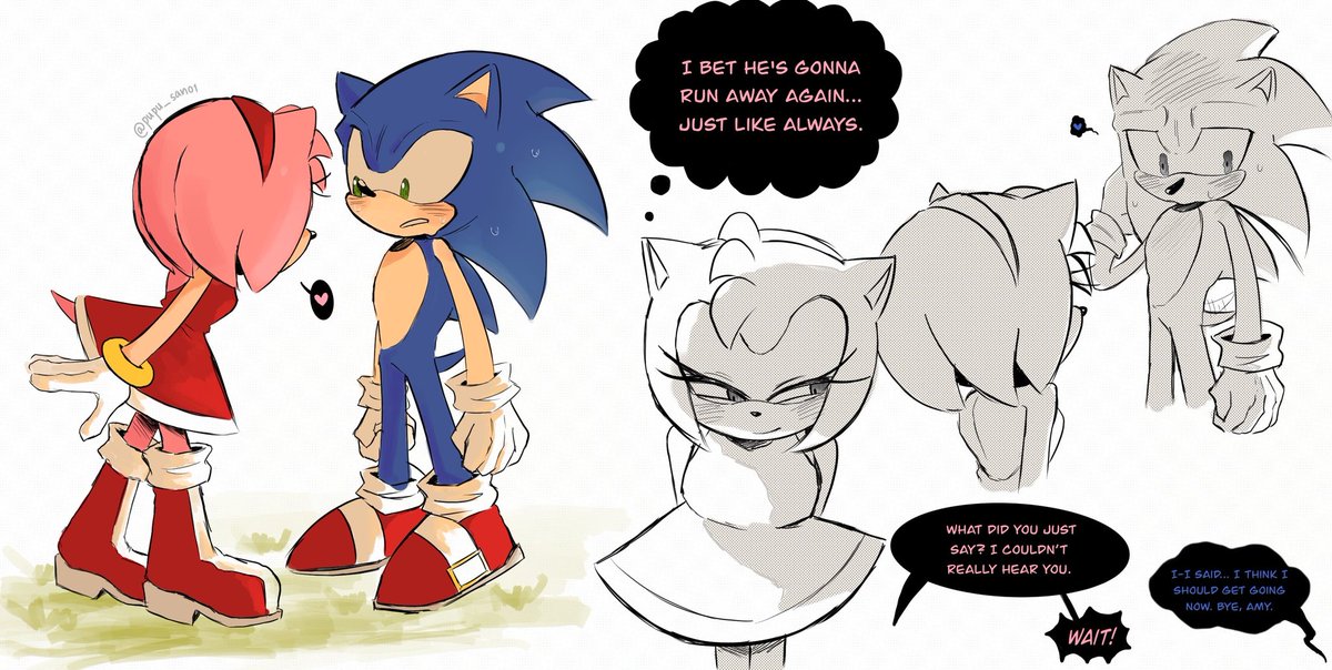 Run away?
#SonAmy