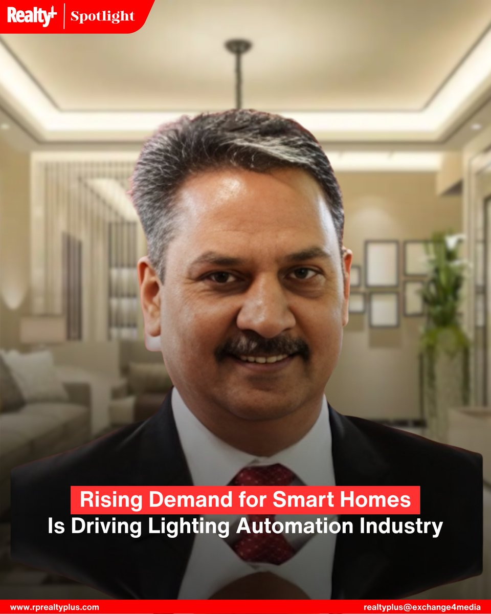 RPRealtyPlus's tweet image. Smart homes are no longer a niche they’re now a lifestyle expectation. Homeowners want lighting that’s clever, energy-efficient, and value-driven.
Read more: rprealtyplus.com/news-views/ris…
#SmartHome #LightingAutomation #HomeTech #InteriorInnovation #EnergyEfficiency #SmartLiving