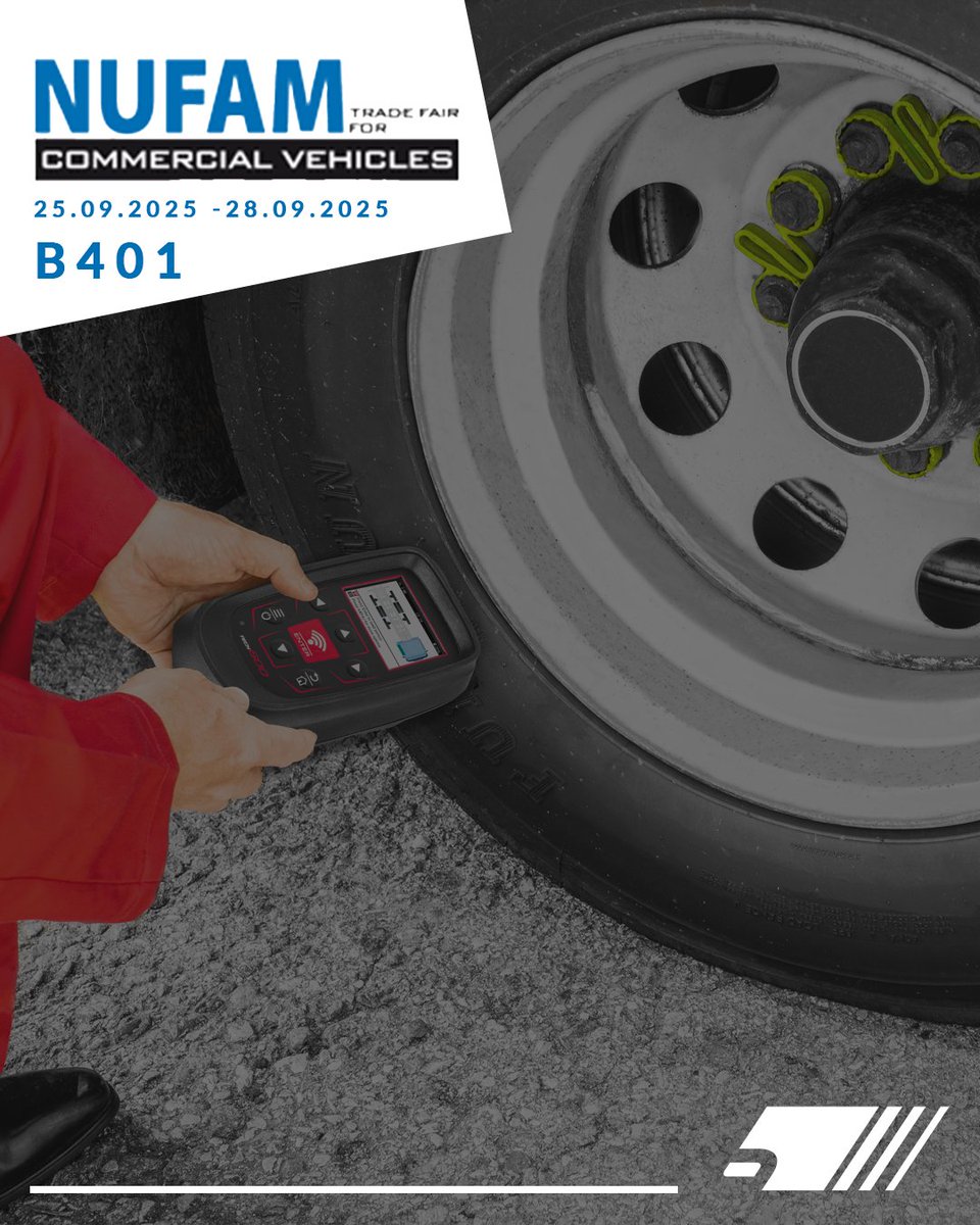 🚛✨ Did you know Bartec Auto ID also specializes in TPMS solutions for commercial vehicles?

Bartec GmbH will be at the NUFAM Commercial vehicle Trade Show in Karlsruhe, Germany!

🎯 Front and centre: the TECH600HD - our premium TPMS tool for trucks, trailers, buses, and more.
