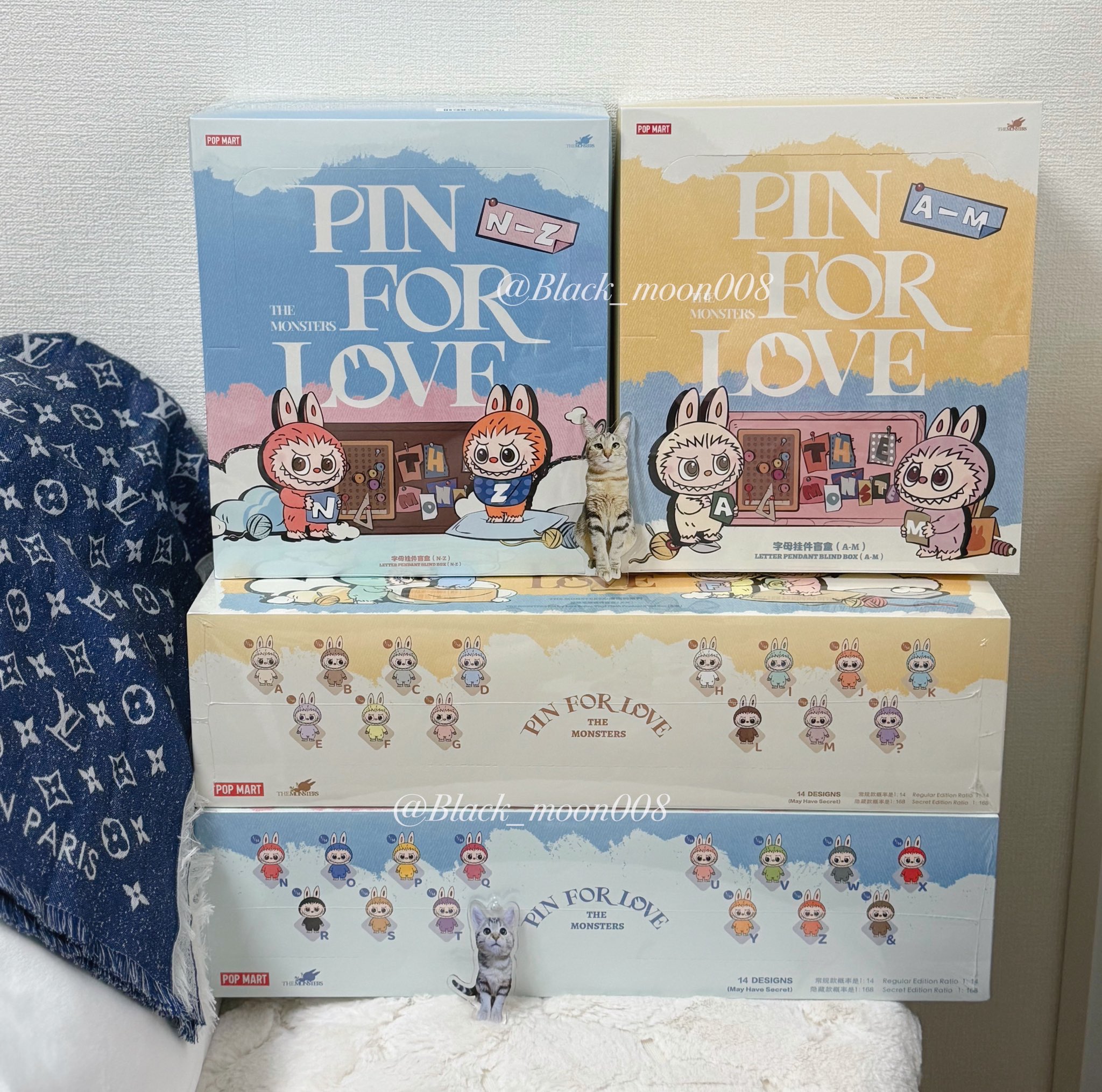 ラブブ PIN FOR LOVE イニシャル アルファベット シークレット ! 正規品】 PIN FOR LOVE ラブブ アルファベット シークレット
