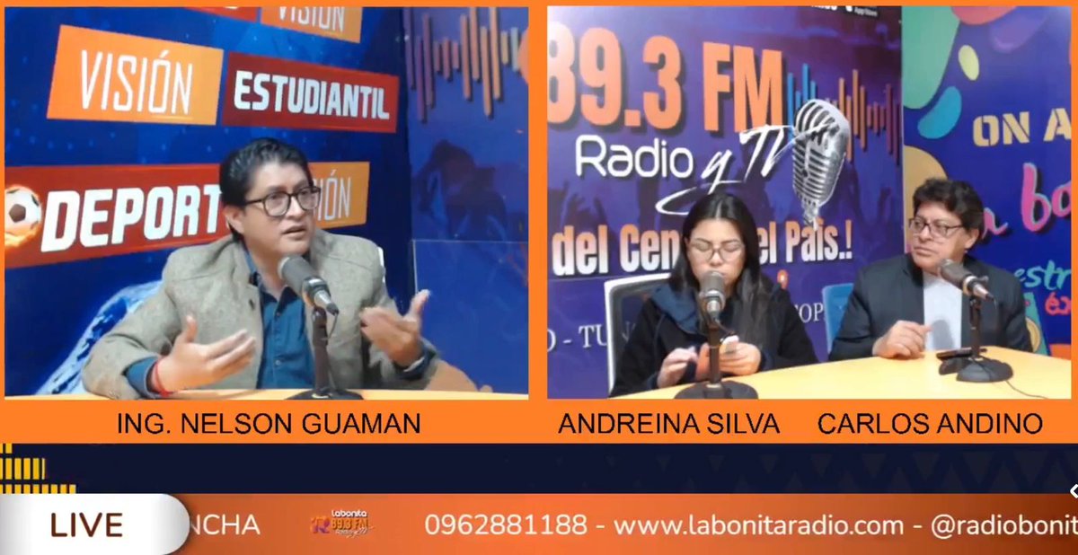 MIT_Ecuador's tweet photo. #MITEnMedios | El director Distrital, Nelson Guamán, en entrevista con #RadioLaBonita, informó sobre los trabajos que se ejecutan en la vía Balbanera – Pallatanga – Cumandá de 106,69 km, además de otras acciones en la provincia:

✅ Intervenciones previas de mantenimiento en la vía Balbanera - Pallatanga - Cumandá.
✅ Se ejecutó la rehabilitación del tramo ferroviario Alausí – Nariz del Diablo.
✅ Trabajos de rehabilitación del tramo ferroviario Riobamba – Urbina.
✅ Avanzan los estudios para la rehabilitación de la vía Calpi – San Juan – El Arenal (42 km).
✅ Avanza el proceso para la construcción del puente Cornelio Dávalos (Salsipuedes).

#ElNuevoEcuador