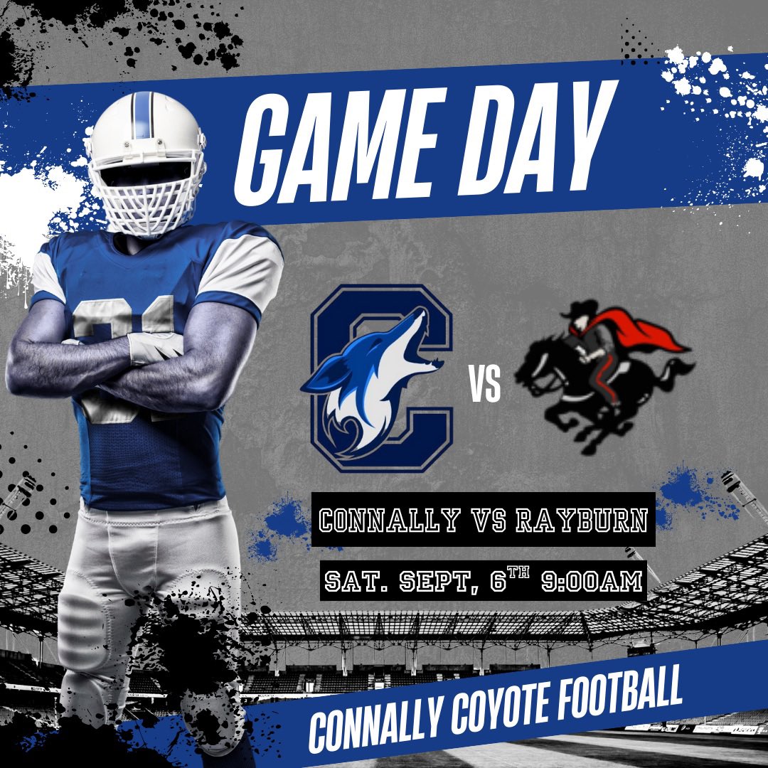 First game of the season this week! Let’s GO! <a href="/NISDConnally/">Connally Coyotes</a>