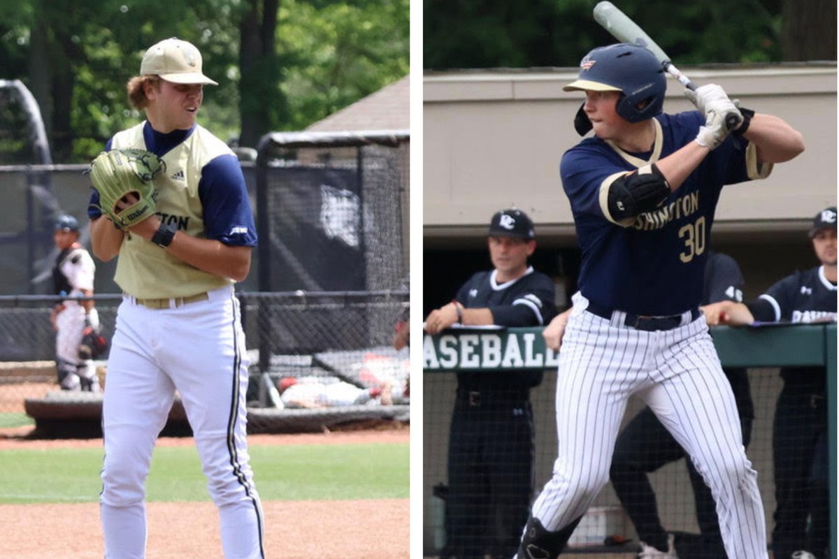 GWtweets's tweet photo. Max Haug and Robbie Lavey spent their summers gaining valuable experience in their field – literally! The teammates played in the Cape Cod League, widely regarded as the nation’s best summer collegiate baseball league.

See their summer experience ⬇️
https://t.co/kFFc0ClDpe https://t.co/hH896bpUij