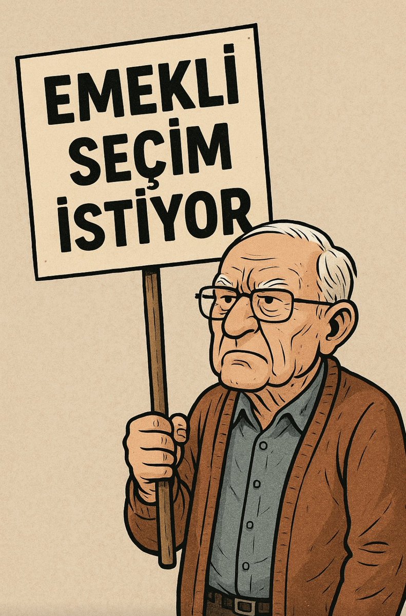 Emekli seçim istiyor 
Emekli masallara tok
Hemen seçim istiyoruz 

#TüikEliyleEmekliyeKıskaç 
#5000KısmiyeKomplo