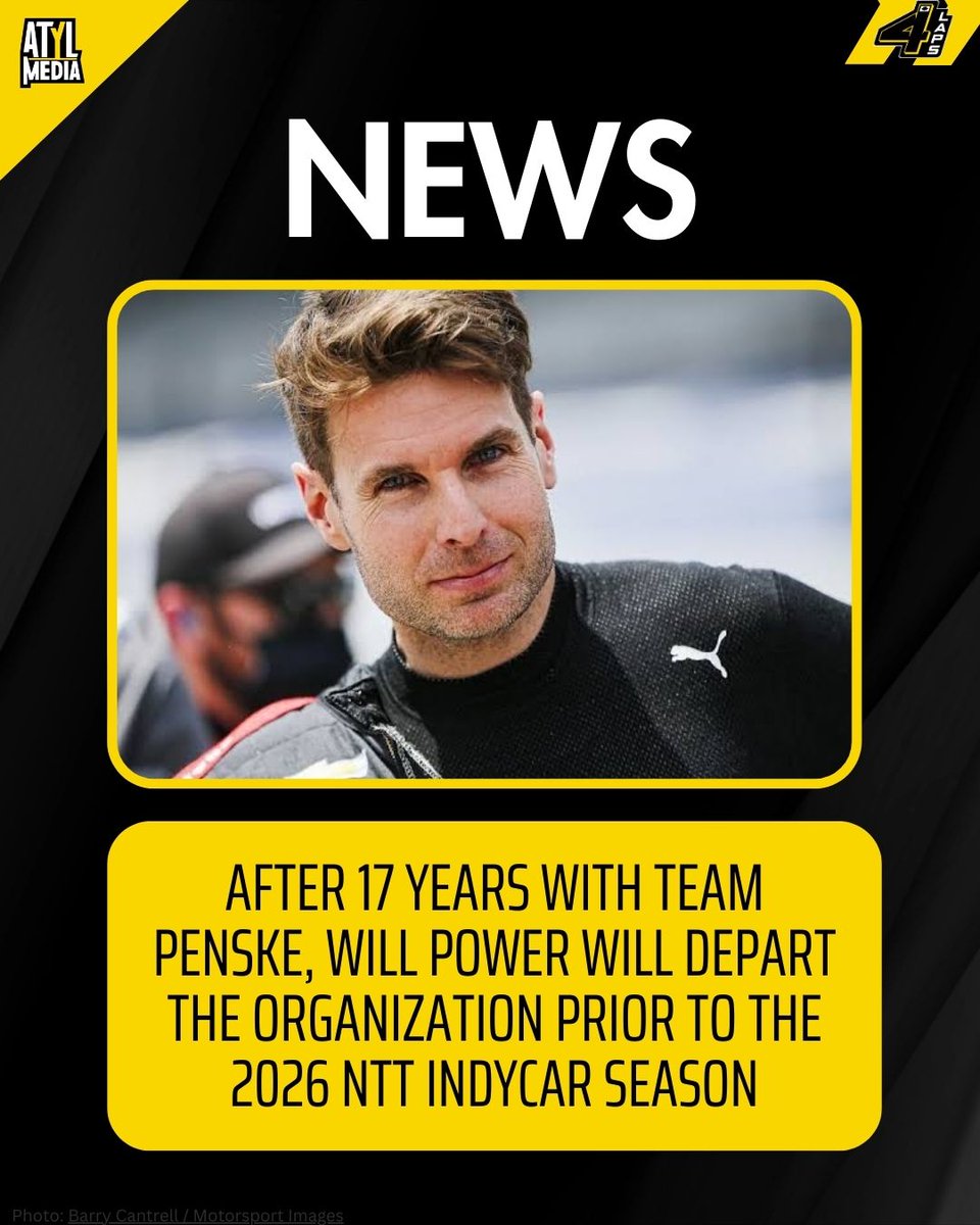#INDYCAR: Will Power announces his departure from Team Penske following the season finale at Nashville.