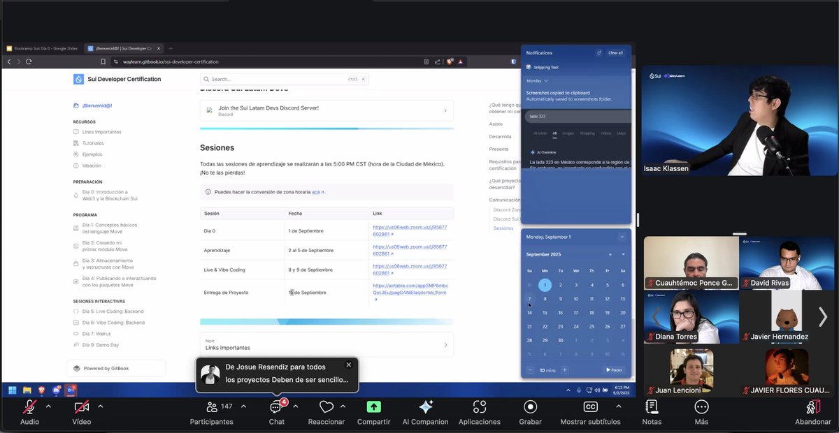 waylearnlatam's tweet image. 🔥Arrancamos el Sui Developer Bootcamp – Septiembre

La comunidad de developers en Latam está creando, aprendiendo y construyendo el futuro de Web3.

Desde WayLearn estamos liderando este movimiento en la región 🌎, junto a @SuiLatamdevs 
…y ya estamos llevando el Bootcamp hasta…