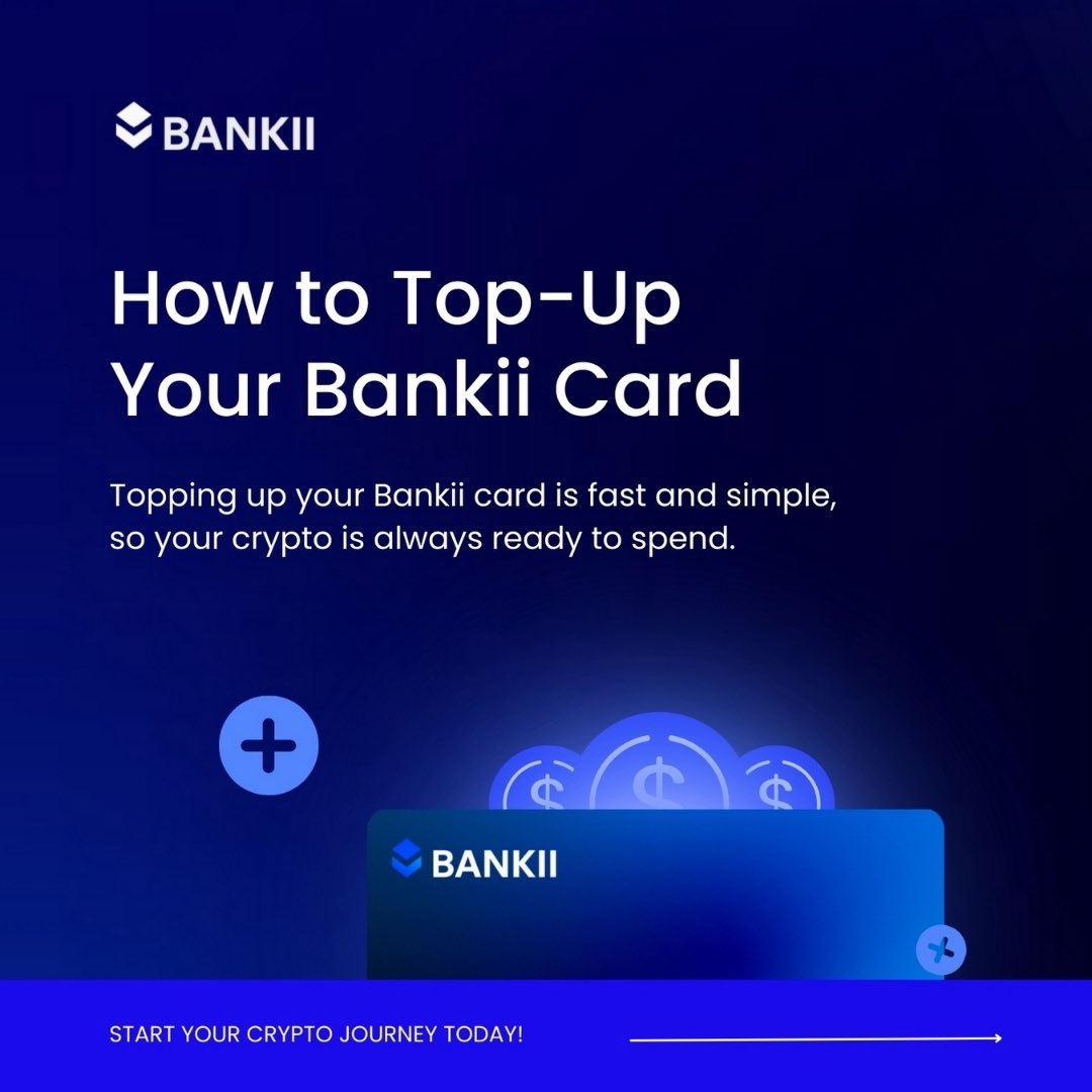 Bankiifinance's tweet image. Topping up your Bankii Card is quick and seamless, so your crypto is always ready to spend anywhere Visa is accepted.
Here’s how to top up in just a few steps 🧵
