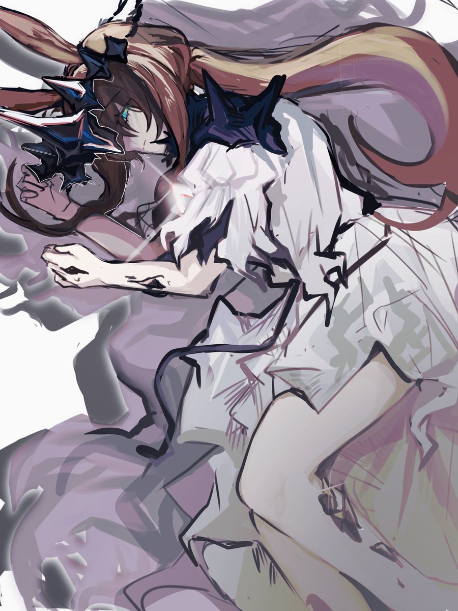 #アークナイツ版深夜の真剣お絵かき60分一本勝負
見ずらかったので上げ直し！おめでとう！