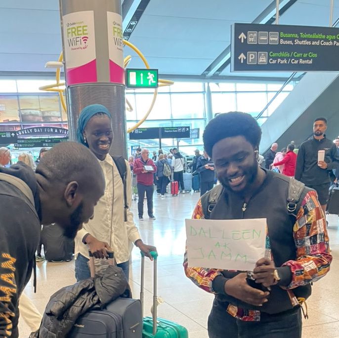 Un plaisir d’accueillir les nouveaux boursiers sénégalais du programme IFP à Dublin ❤️🇸🇳