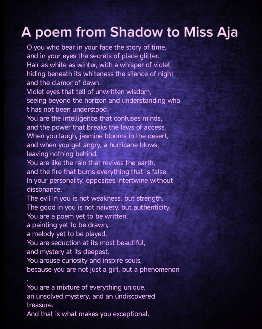 A poem to <a href="/mommy_Aja/">𝓐𝓳𝓪 ࣪ ִֶָ☾. | 2DFD</a>