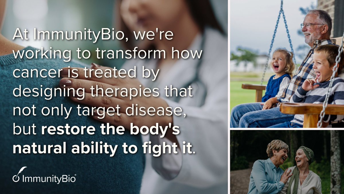 ImmunityBio's tweet image. We&apos;re focused on innovating beyond standard treatments so that we can give the body the tools it needs to lead its own fight against cancer. Learn more about our pipeline: immunitybio.com/pipeline/