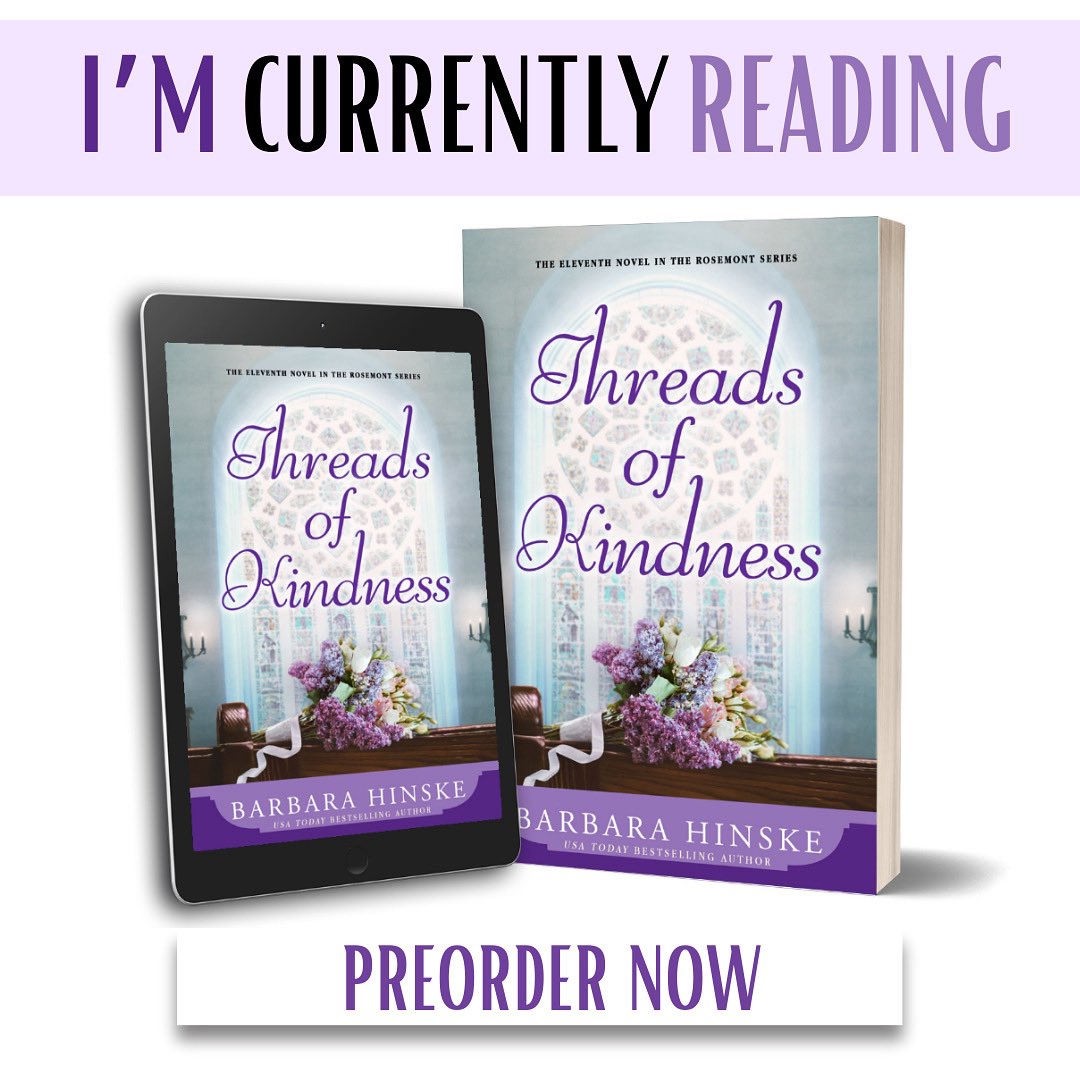 vickleaw's tweet photo. Just starting this book and it’s a keeper! You can preorder your copy here:
https://t.co/55MliUnaEA
#barbarahinske
#ThreadsofKindness
#cominginOctober https://t.co/xQzeCdIkAO