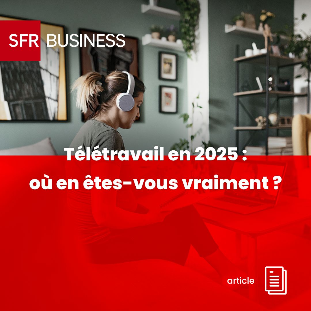💡 33 % des salariés français travaillent au moins une fois par semaine depuis leur domicile.

Le #télétravail a transformé le quotidien des équipes… mais vos pratiques sont-elles vraiment efficaces et adaptées à vos collaborateurs ?

On fait le bilan : sfrbusiness.fr/room/communica…