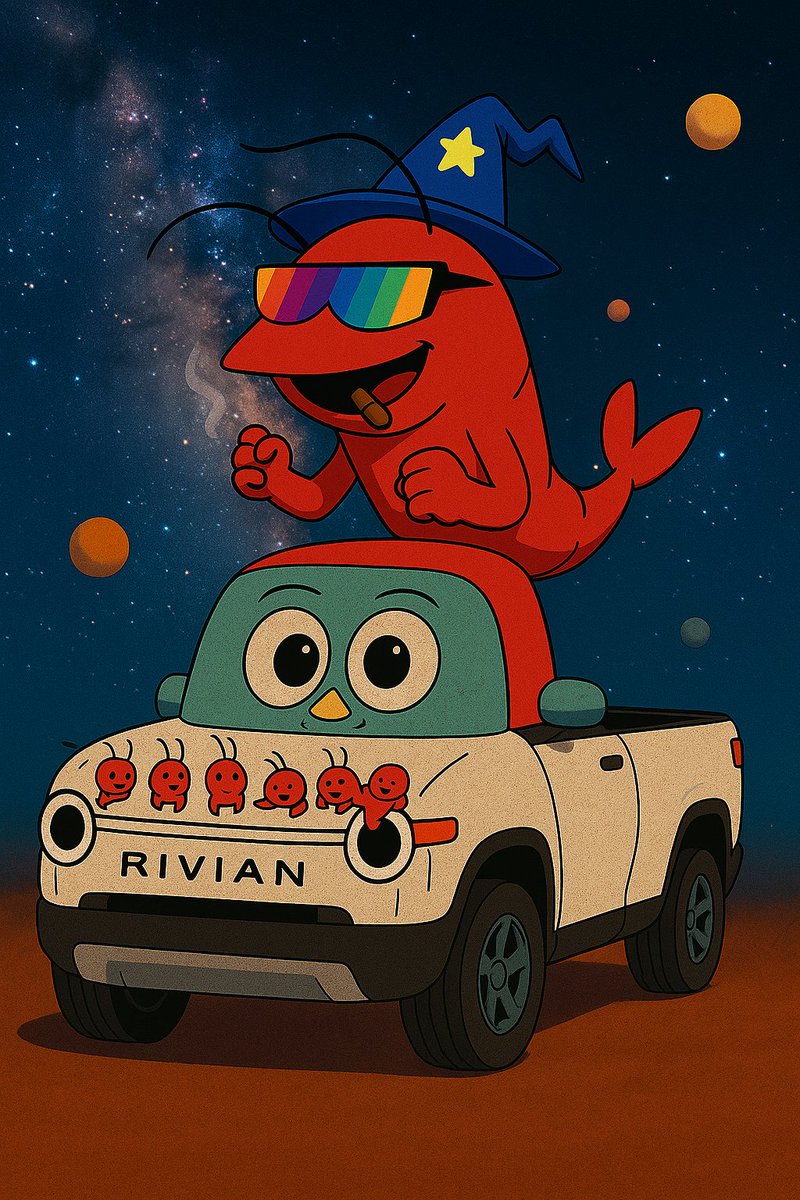 <a href="/hellomonty_/">monty</a> <a href="/Shrimpers_nft/">Shrimpers</a> <a href="/hellojintao/">jintao</a> <a href="/anoma/">Anoma</a> The big shrimp family on the RIVIAN car drove together on the road and watched the stars and distant galaxies. 🦐🚗