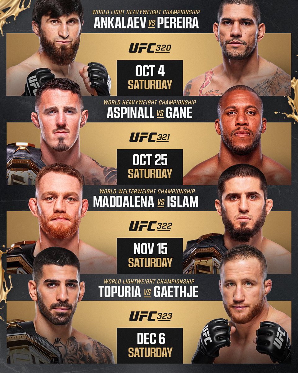 The UFC PPV Forecast for 2025 🥶

#ufc #mma #islammakhachev