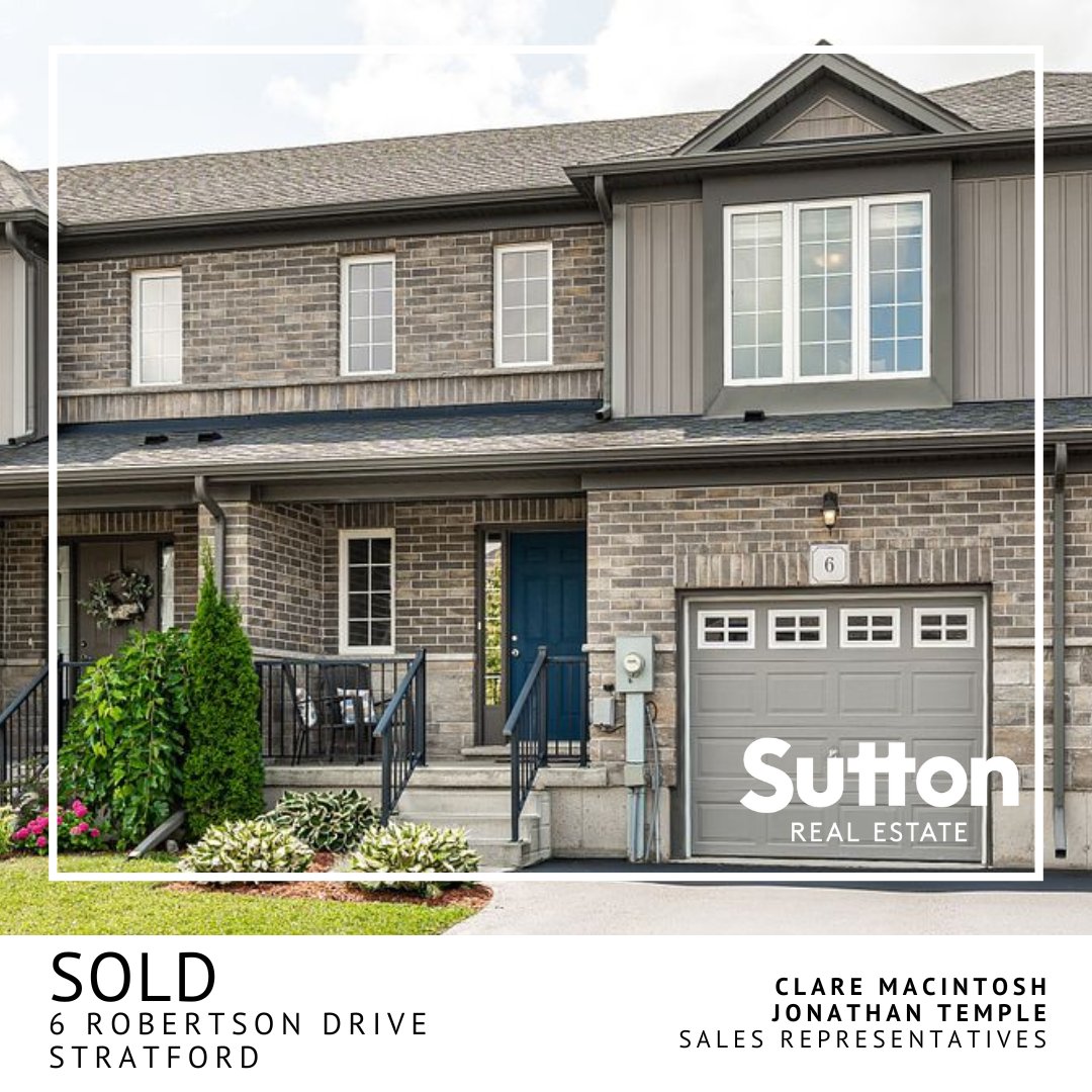 SOLD!

6 Robertson Drive, Stratford
MLS # X12343610