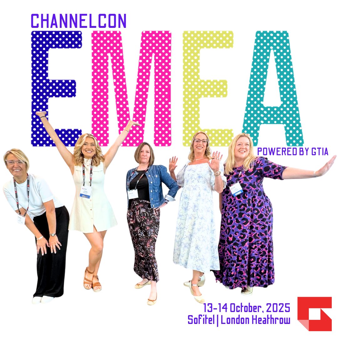 GTIAofficial's tweet image. Spice up your life at #ChannelConEMEA 2025! 🎉
We're counting down the days until we're together again.
Get ready for 2 days of networking, learning, and inspiration to evolve your business and career.
Will we see you there?
Agenda and registration 👉hubs.la/Q03GrzxH0