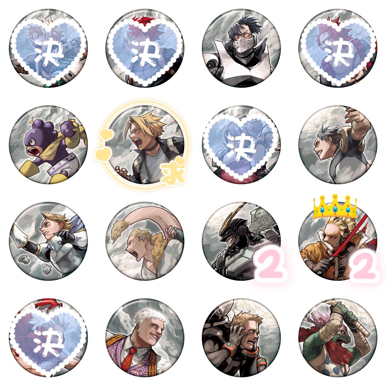 【8/31まで】ヒロアカ 原画展 コンビ 缶バッジ 8/31まで】ヒロアカ 原画展 コンビ 缶バッジ - メルカリ