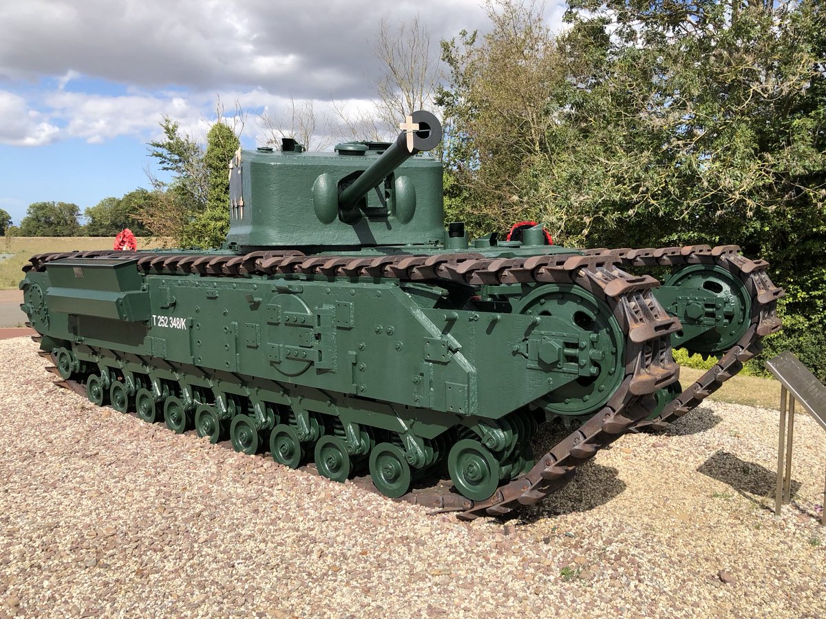 For #TankTuesday, the Churchill at Hill 112 in Normandy.